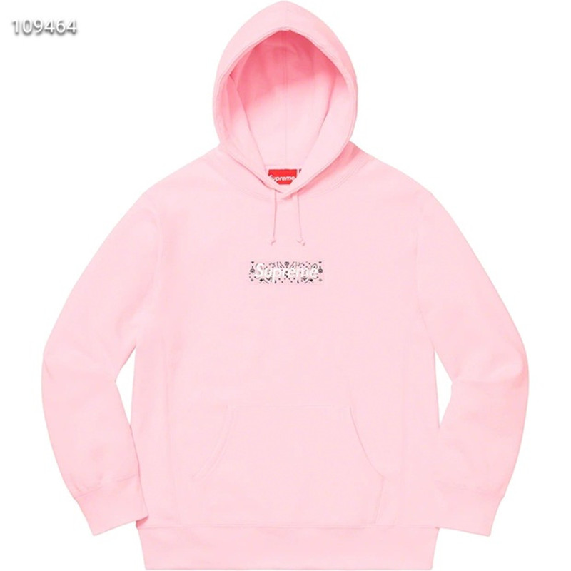シュプリーム パーカー バンダナ ボックスロゴ supreme 裏起毛 厚手