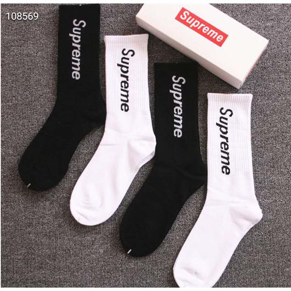 シュプリーム ソックス supreme 靴下 男女兼用 4足セット