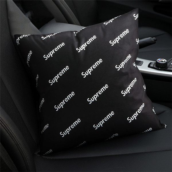 supreme 抱き枕 クッションカバー シュプリーム　抱き枕カバー 45×45cm　おしゃれ supreme 枕カバー 車用 家用 ふわふわ  中身＋カバー2点セット