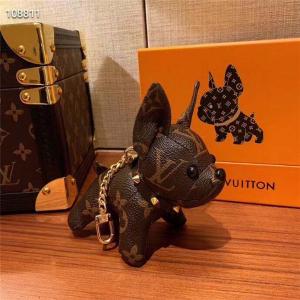 ルイヴィトン 犬 アクセサリーチャーム キーホルダー