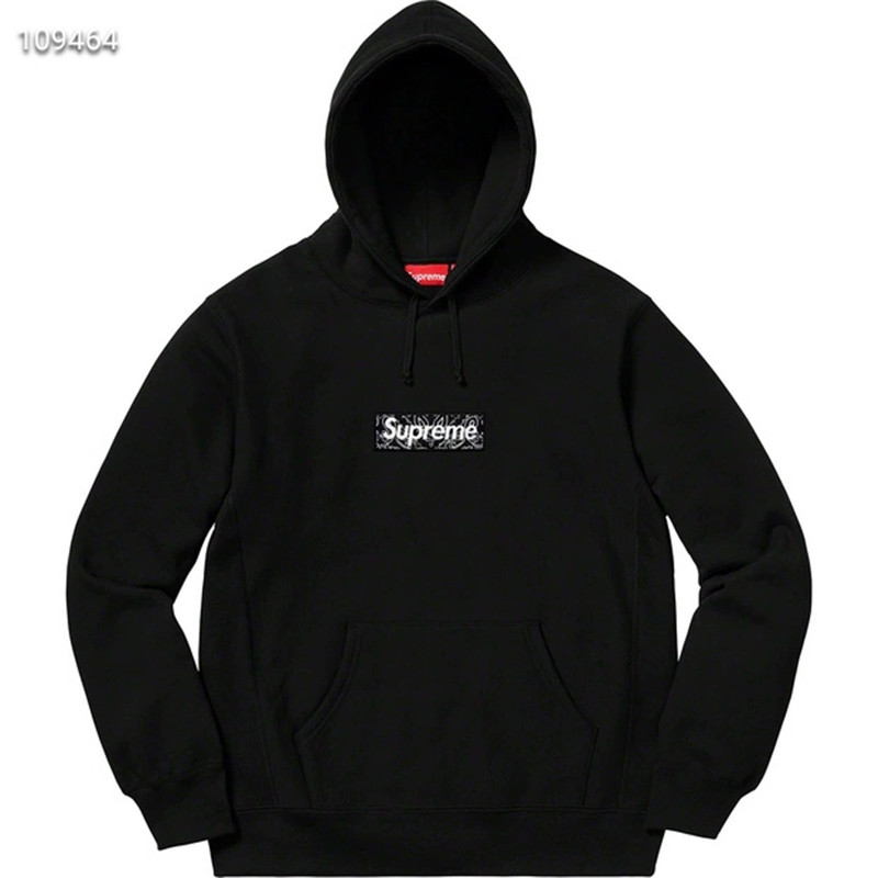 シュプリーム パーカー バンダナ ボックスロゴ supreme 裏起毛 厚手