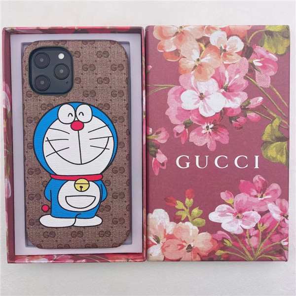 ブランドiPhone12proケース ドラえもんxGucci iPhone11proケース