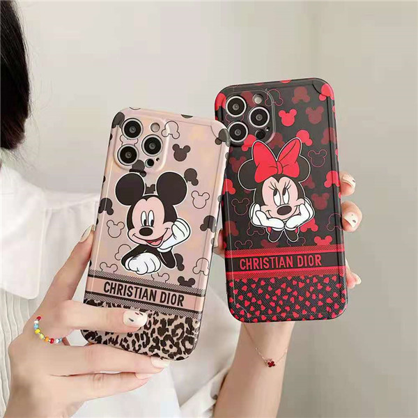 dior iPhone12カバー Mickey ディオールiphone12プロケース dior 