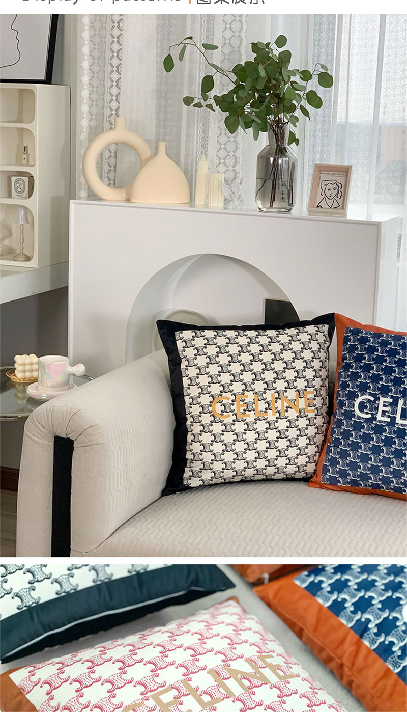 美品 CELINE クッション サルキー ベロア 刺繍 美品 CELINE クッション サルキー ベロア 刺繍 美品 CELINE クッション