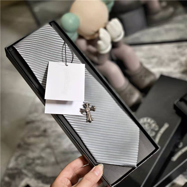 CHROME HEARTS クロムハーツ ネクタイ CHプラス シルク クロムハーツ ネクタイ メンズ シルク ビジネス 結婚式 3色