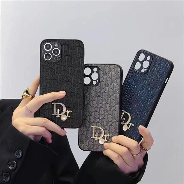 正規品直輸入】 トロッター Dior iPhone 革 ケースブラック Pro 14